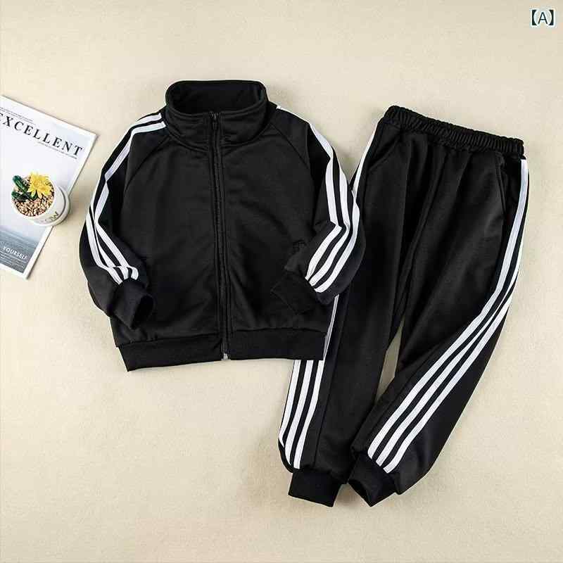 キッズ セットアップ ジャージ 上下セット 子供服 男の子 女の子 3本ライン ジップアップパーカー 動きやすい 高耐久 部屋着 修学旅行 林間学校 部活動 スポーツウェア スエット 運動会 遠足 シンプル ベーシック ワンマイルウェア 小学生 通学着