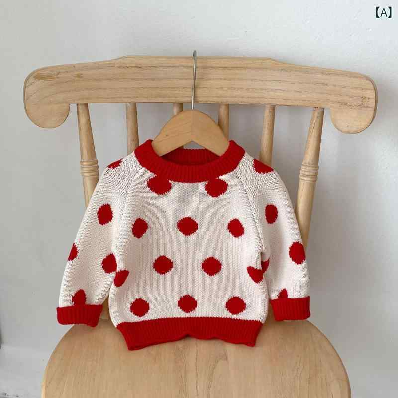 ベビー服 セットアップ 赤ちゃん 上下セット ニット ドット柄 お出かけ 2点セット サロペット オーバーオール セパレート 長袖 秋冬 幼児 乳児 トップス ボトムス 通園 普段着 重ね着 リンクコーデ お揃い 着回し 動きやすい 伸縮性 通気性 ウエ