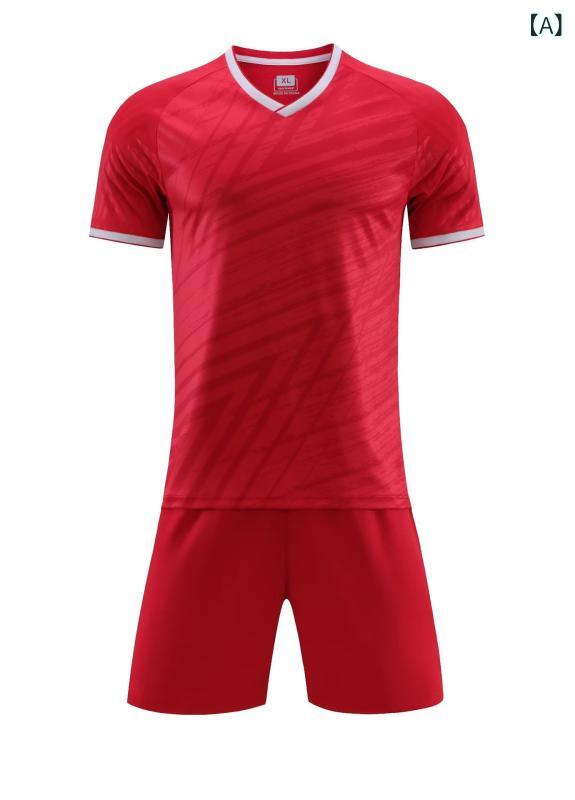 サッカーユニフォーム 上下セット 練習着 名入れ チームオーダー 背番号プリント対応 キッズ ジュニア 大人サイズ展開豊富 吸汗速乾素材 激しい運動でも快適 部活動 クラブチーム 試合用 練習用 スポーツウェア 男女兼用 ユニセックス 団体対応