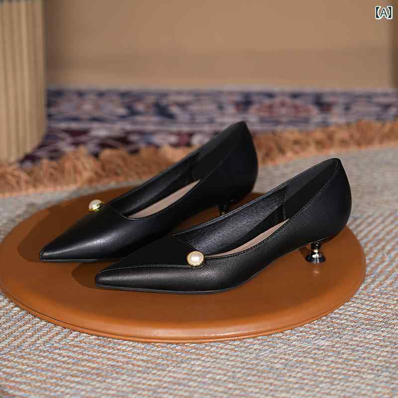 パンプス ポインテッドトゥ 3糎踵 立ち御役目 商行為 延性のある心魂 歩き分かりやすい 静音踵 座布団 冠婚葬祭 卒園式 入園式 はいり込む式 卒式 寄りあい 二次会 就活 リクルート フォーマル 飾り気の無い 疲れにくい 走れる 太踵 釣りあい感 好いたらしい