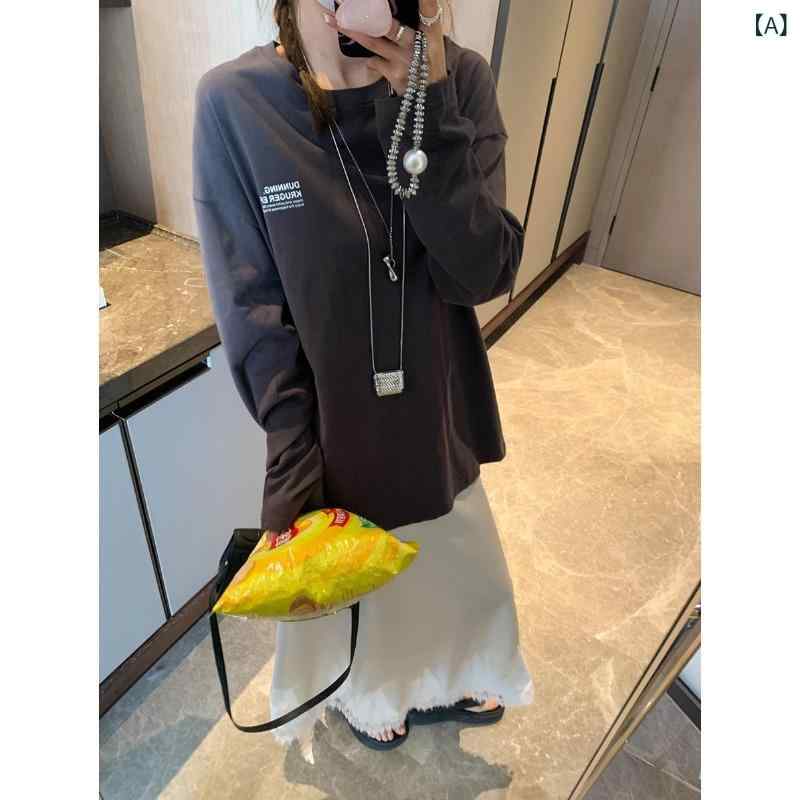 Tシャツ レディース 半袖ロゴプリントTシャツ ビッグシルエット 綿100% トップス クルーネック ドロップショルダー カジュアル ルームウェア インナー ワンマイルウェア カットソー 夏服
