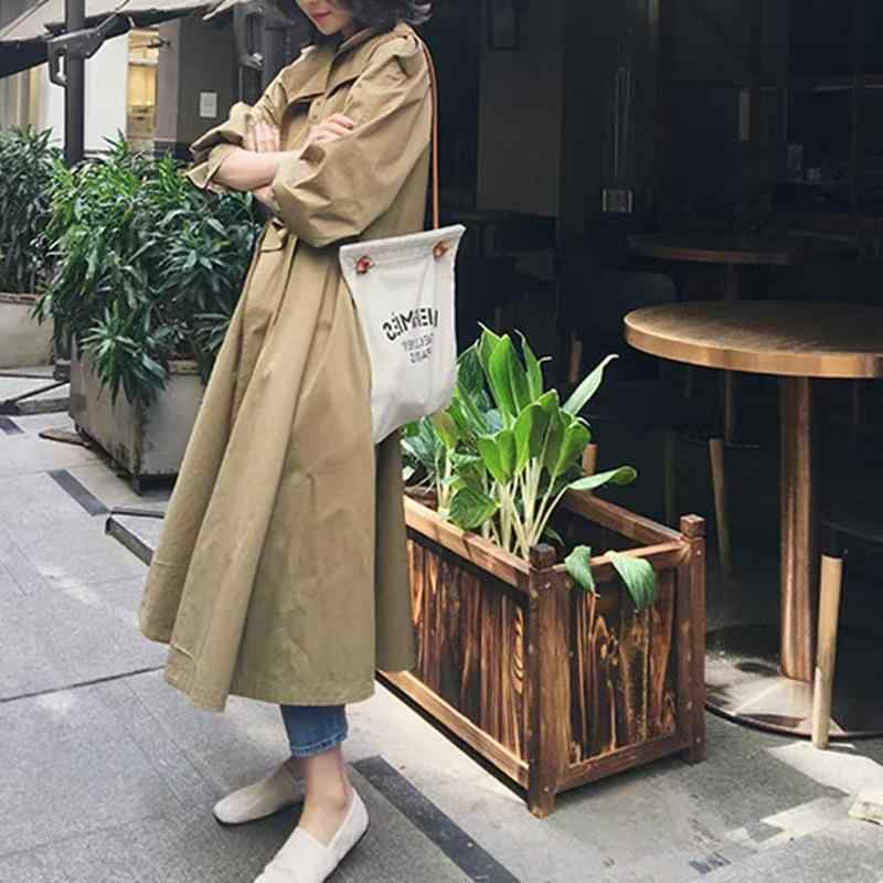 トレンチコート レディース ロング 春秋 薄手 スプリングコート 体型カバー 軽量 アウター 通勤 きれいめ ビジネス 羽織り 膝丈 ゆったり キャンディスリーブ 上着 ボタン付き 20代 30代 40代 50代 ロング丈 ライトアウター 比翼仕立て