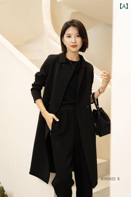 トレンチコート レディース スプリングコート ロング丈 大きいサイズ オーバーサイズ 美シルエット 高見え 通勤 カジュアル 羽織り 春物 秋物 ライトアウター 裏地あり 2WAY 襟付き 前開き 膝下丈 定番 無地 上品 キャンディースリーブ ロングコ