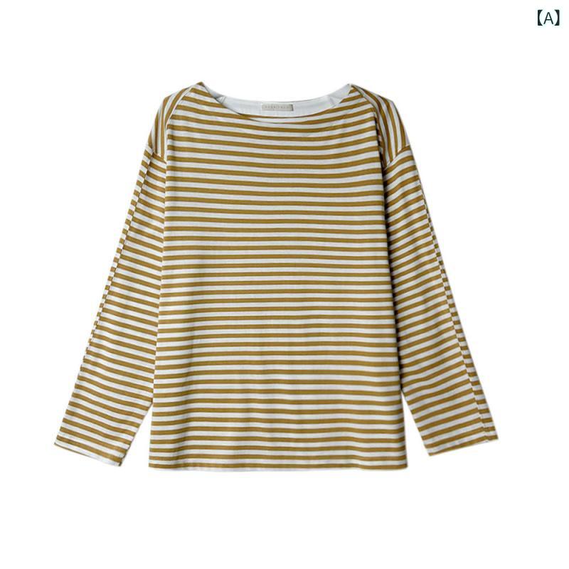 長袖Tシャツ レディース カットソー ゆるめ シルエット 体型カバー 重ね着 インナー カジュアル ラウンドネック トップス ストレッチ シンプル 部屋着 デイリー 普段使い 動きやすい 快適着心地 無地 ロング丈 洗濯に強い 丈夫な生地 さらり