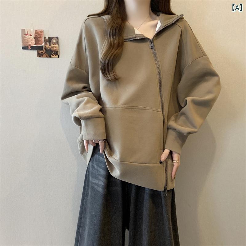 パーカー レディース 厚地の外套大きさ ダブルジップ ボンネット付き添い人 ビッグ影ぼうし 個人的特徴的 表現スタイル引き上げる 心地好い 羽織り 烏兎 ゆったり 体型覆いかぶせる 流汗 トップス 普段使い走り 御部屋着 ワンマイルウェア お出かけ 重ね着