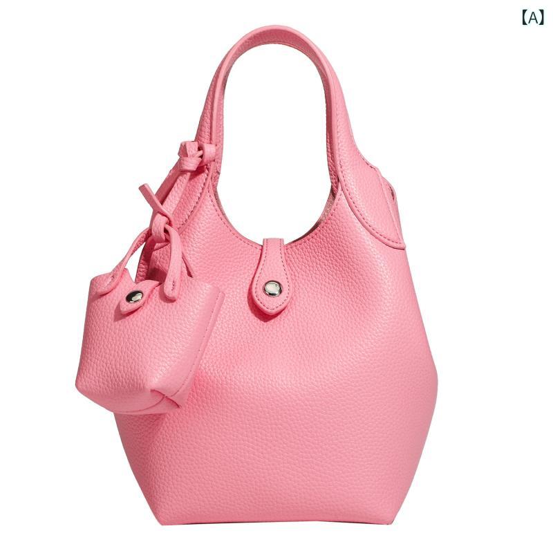 ショルダーバッグ レディース 斜めがけ 軽量 春夏 バケツバッグ ワンショルダー カバン 鞄 かばん シンプル おしゃれ 無地 通勤 通学 旅行 オフィス デイリー カジュアル ギフト プレゼント 贈り物