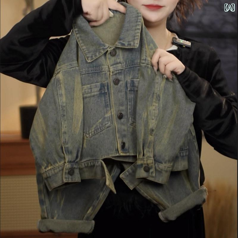 デニムジャケット キッズ ベビー 男の子 女の子 春秋 子供服 アウター 長袖 セットアップ カジュアル ジーンズ 通園 通学 誕生日 おしゃれ かわいい インディゴ ブルー コットン 柔らかい 80 90 100