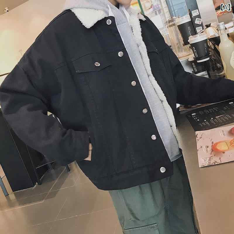 デニムジャケット メンズ 裏ボア 厚手 防寒 アウター ジャンパー 冬服 暖かい ブルゾン ジージャン カジュアル ボアジャケット デニムブルゾン 大きいサイズ もこもこ 襟ボア あったか ワークジャケット 防寒着