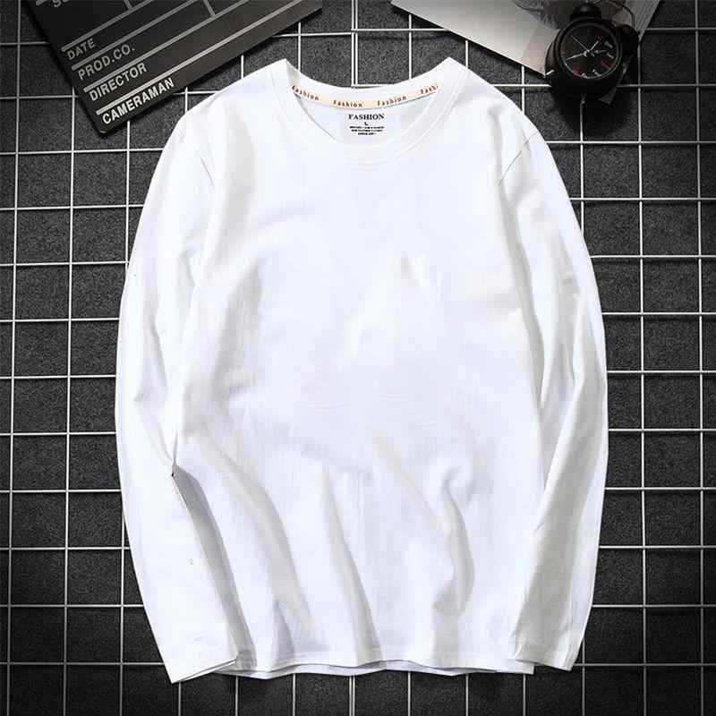長袖Tシャツ レディース メンズ 綿100% ロンT カットソー インナー クルーネック トップス ホワイト 無地 シンプル カジュアル 春秋冬 重ね着 部屋着 丸首 プルオーバー コットン100% 大きいサイズ 男女兼用 ユニセックス