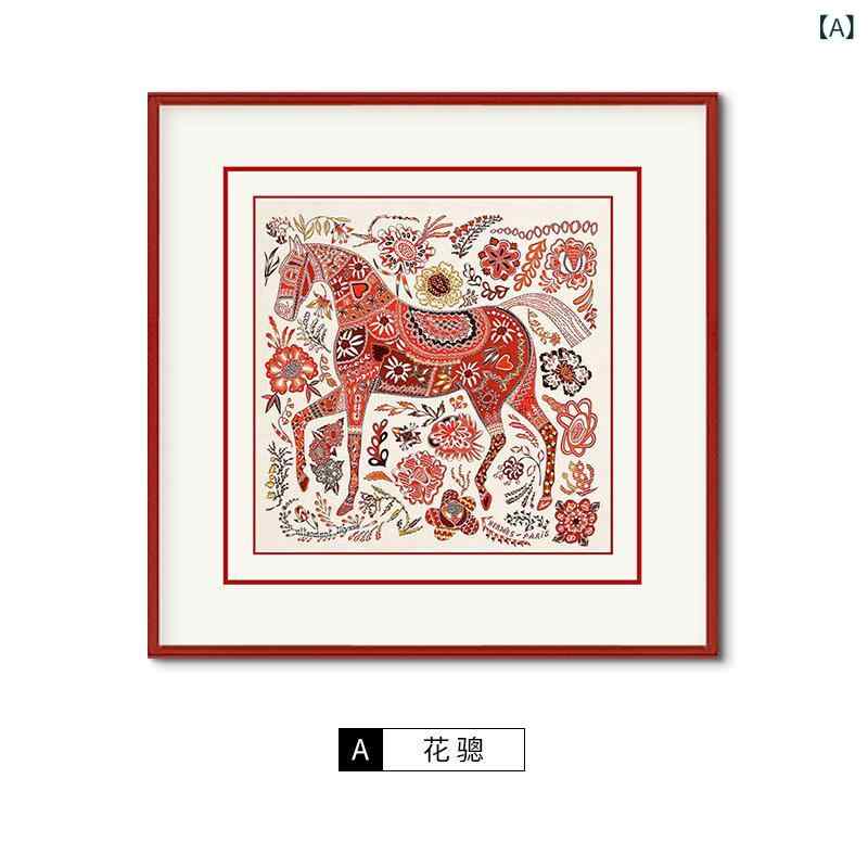 アートパネル 壁掛け 絵 インテリア モダン 額縁入り 玄関 リビング 絵画 馬 縁起物 風水 成功 運気上昇 幸運 おしゃれ アンティーク レトロ 大型 壁飾り 模様替え 縦長 飾り ギフト 新築祝い 開店祝い プレゼント 贈り物｜mandarino