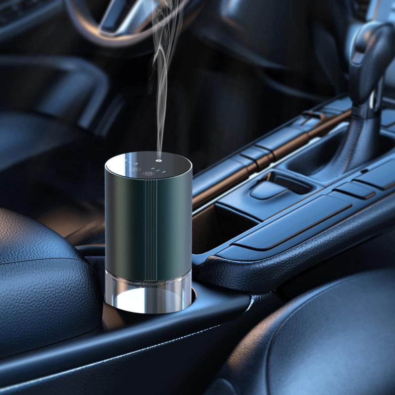 アロマディフューザー 水なし コードレス 車載用 ネブライザー式 充電式 静音 噴霧式 寝室 デスク オフィス 玄関 コンパクト おしゃれ 精油 プレゼント インテリア シンプル ポータブル 生活家電 100ml｜mandarino