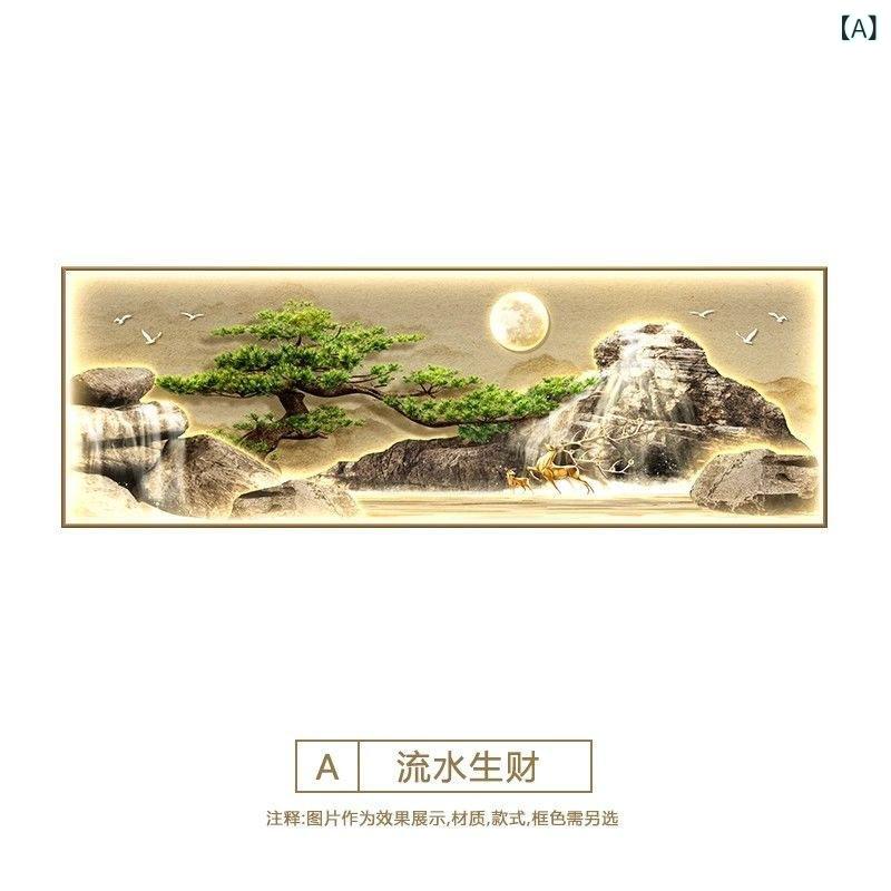 飾りつけ作物 風景画 松 ダイアログボックス LED点火装置付き添い人 和風 室内装飾 壁飾りつけ 見晴らし画 和今めかしい 縁起物 写真立てなし リビング 部屋の入り口 臥し所 書房 泊まり 上の間 かざり付ける画 壁面 ウォールデコ 今めかしい 今めかしい 大型 癒し