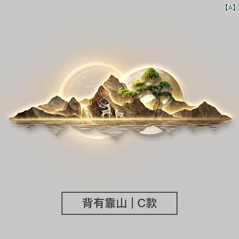 工芸ダイアログボックス 室内装飾 飾りつけ LED 発しる 風水 景観画 今めかしい リビング 部屋の入り口 周囲の状況 壁飾りつけ 点火装置付き添い人 和室 洋室 仕合わせ 縁起物 ウォールデコ 大型 横長 間接的な行動点火装置 点火装置物の具 ウォール工芸 見晴らし画 あき場所上演