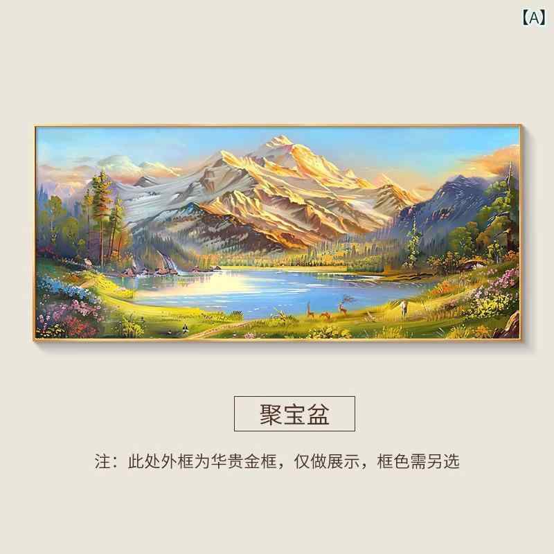 工芸ダイアログボックス 見晴らし画 油彩 墨付き 矩形 今めかしい 大型 額入り口・入口 リビング 部屋の入り口 臥し所 飾りつけ 壁飾りつけ 室内装飾 図面 うつり変わり 山 風水 開運 壁面かざり付ける 癒やし あき場所上演 工芸ゲーム盤 工芸ひな形
