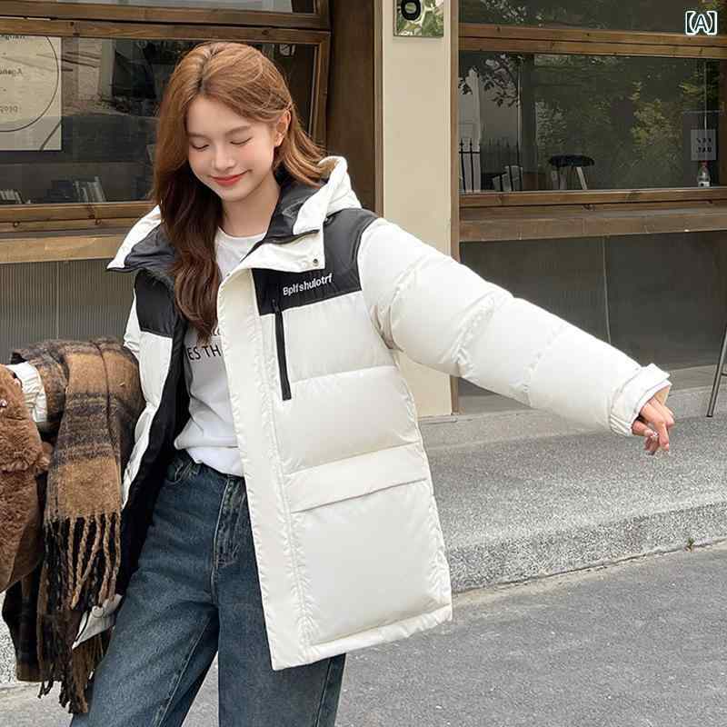 中綿ジャケット レディース アウター ダウン風コート ジャンパー 厚手 防寒 軽量 切り替え ショート丈 暖かい カジュアル 秋冬