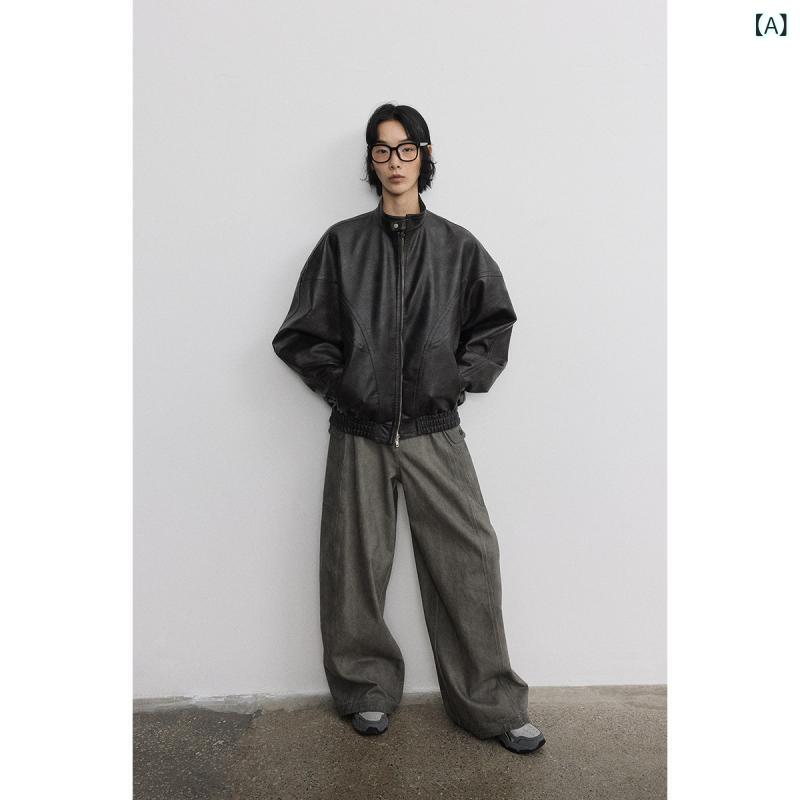 なめし革上衣 レディース アウター 長袖 フェイクレザー ライダースジャケット 照明ランプ色合い ゆったり 体型押しかぶせる 遊撃手丈 羽織り バイ鉄道車両 防風 今めかしい 心地よい 分かりやすい 動き分かりやすい
