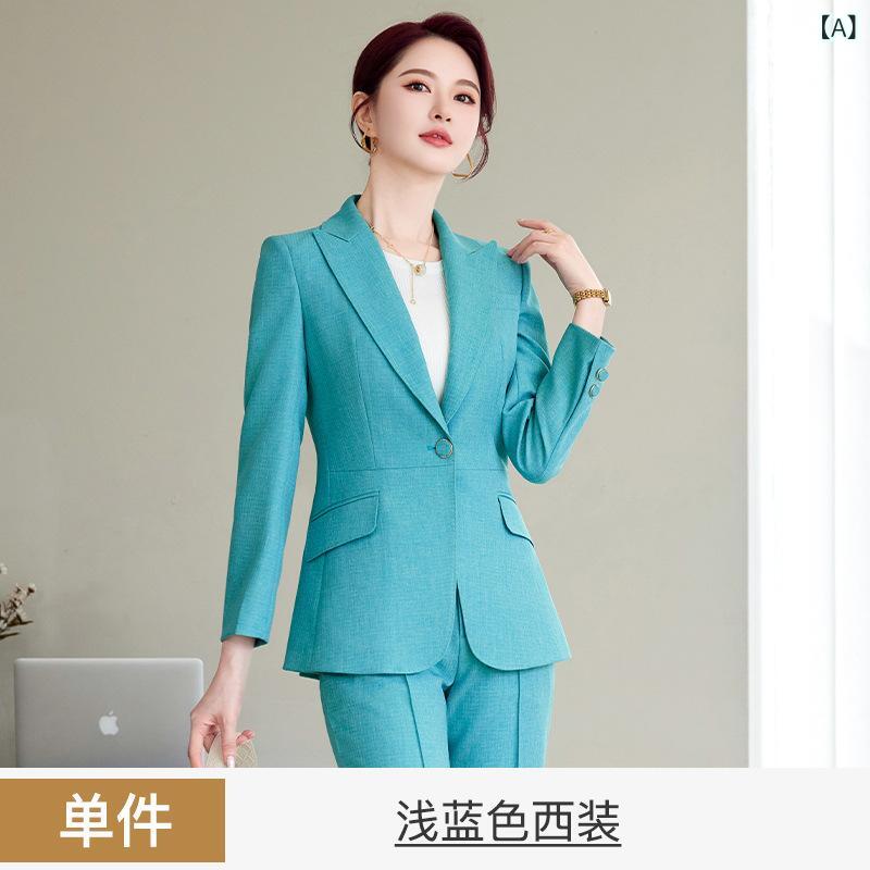 セットアップ レディース ジャケット パンツスーツ 上下セット テーラードジャケット ロングパンツ フォーマル 通勤 オフィス きれいめシルエット 無地 シンプル ベーシック 着回し力 動きやすい