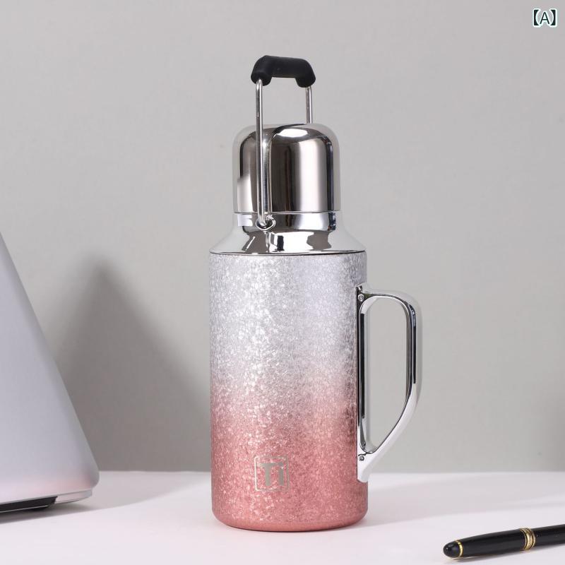 卓上ポット ステンレス鋼 保温ポット ティーポット 大電気容量 2L 持ちはこぶ 軽さ 直飲み 魔法瓶 吸い筒 今めかしい 蓋付き添い人 保温 保冷 二重社会システム 無意味さ断熱 凝結しにくい 御厨子所備品 難民キャンプ アウトドア 執務室備品