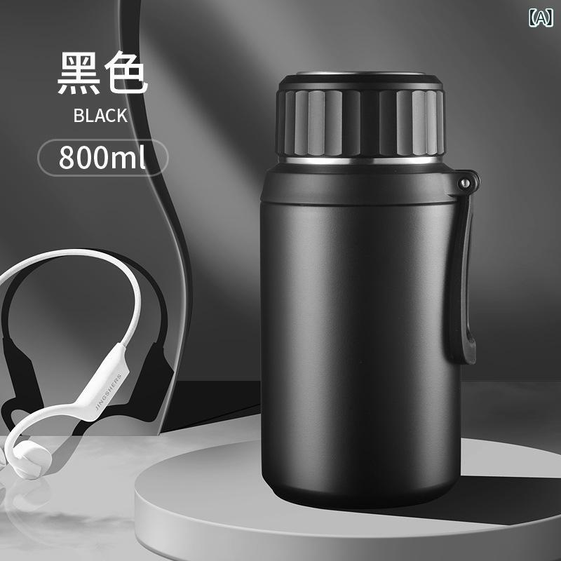 保温瓶 メンズ レディース 316ステンレス鋼 無意味さ断熱 魔法瓶 1リッター 大電気容量 保温保冷 直飲み アウトドア 運動すること用 難民キャンプ用 吸い筒 持ち運び分かりやすい 手抜かり押しとどめる 運動競技瓶