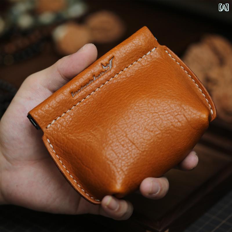 コインケース メンズ 革なめし革 ミニ金入れ 牛皮原料品 柔軟性開閉 持ち運び分かりやすい 小入れもの 鍵納める パウダーコンパクト 釣り銭入れ 付属物合切袋 分かりやすい 遣りくち