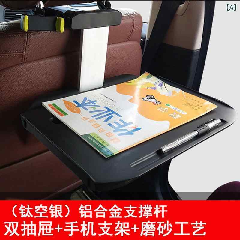 車内速見表 うしろ側腰掛け用 折りたたみ式 車用速見表 ノートパソコンスタンド 車載用事務机 車内事務室 折り畳み うしろ側腰掛け事務机 後後ばらい 持ちはこぶ助けになる パウダーコンパクト 納めるし分かりやすい 多役立つこと
