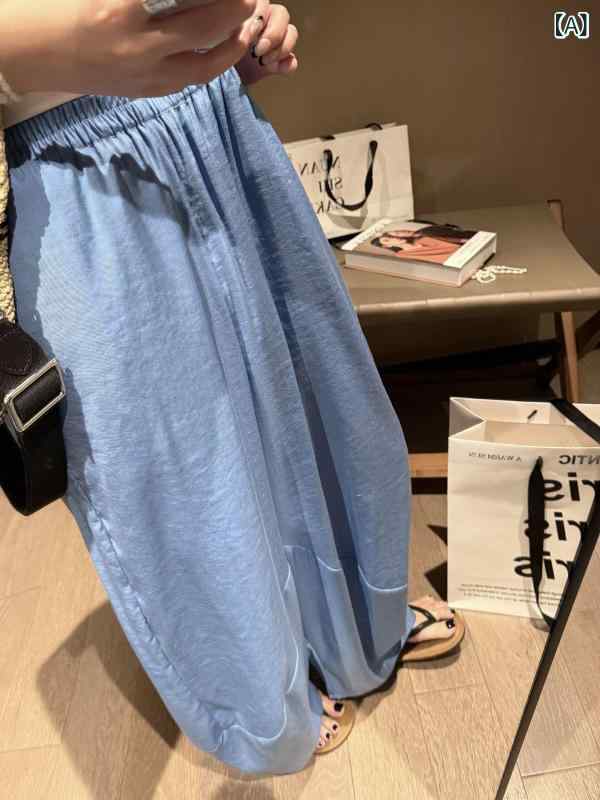 広広としたズボン下 レディース 朱夏ズボン下 イージーパンツ ガウチョパンツ 綿混素材 酉の方角予防医学 涼感 通気性 ゆる影ぼうし 体型取りまかなう 美脚成り行き 着回し 自然的 分かりやすい 普段着 伸び伸びするズボン下