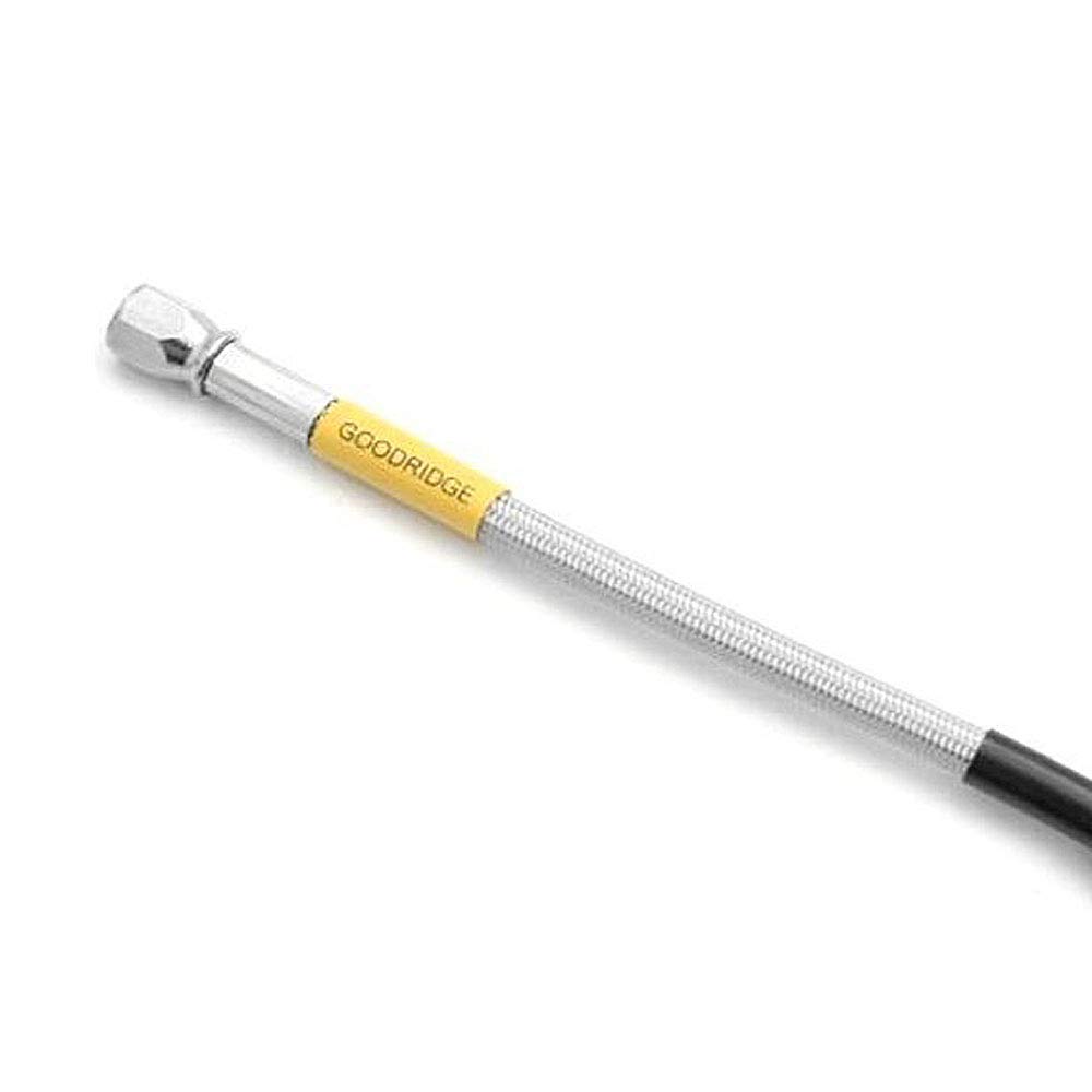 ユニバーサル ブレーキホース ロードモデル用 ステンレスフィッティング クリアホース｜mandarino