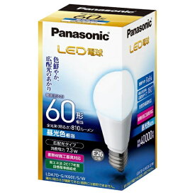 LDA7DGSK6(2)1個2,547.5円(税込￥2,802.3)【Panasonic】LED電球E26口金白熱球６０Ｗ相当　2個セット 4,596円