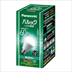 楽天市場】LDA7NGK6 【Panasonic】LED電球 E26口金 白熱球60W