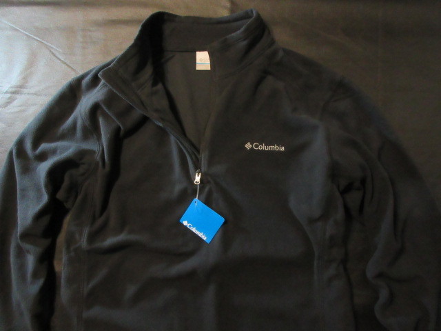 本物正規◆コロンビア◆ハーフジップ フリース PINERIDGE■黒■新品 アメリカ限定/XM6279-010/COLUMBIA/メンズ