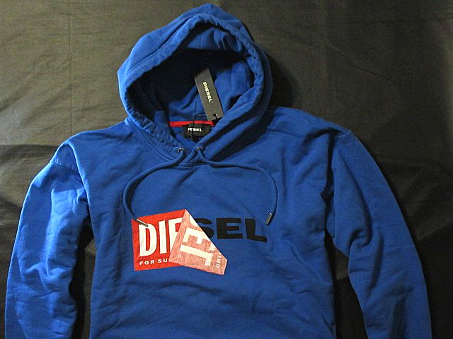 【楽天市場】本物正規 DIESEL ディーゼル スウェットパーカー