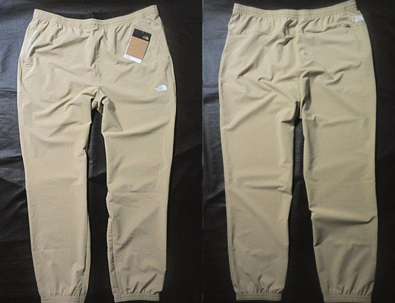 本物定まり◆北の方人間の顔 軽さ/伸ばすこと/能動的ズボン下 ジョガー WANDER JOGGER■KHAKI STONE■新品/吸湿速乾/FLASHDRY/運動競技相応う ■The North Face/LK5