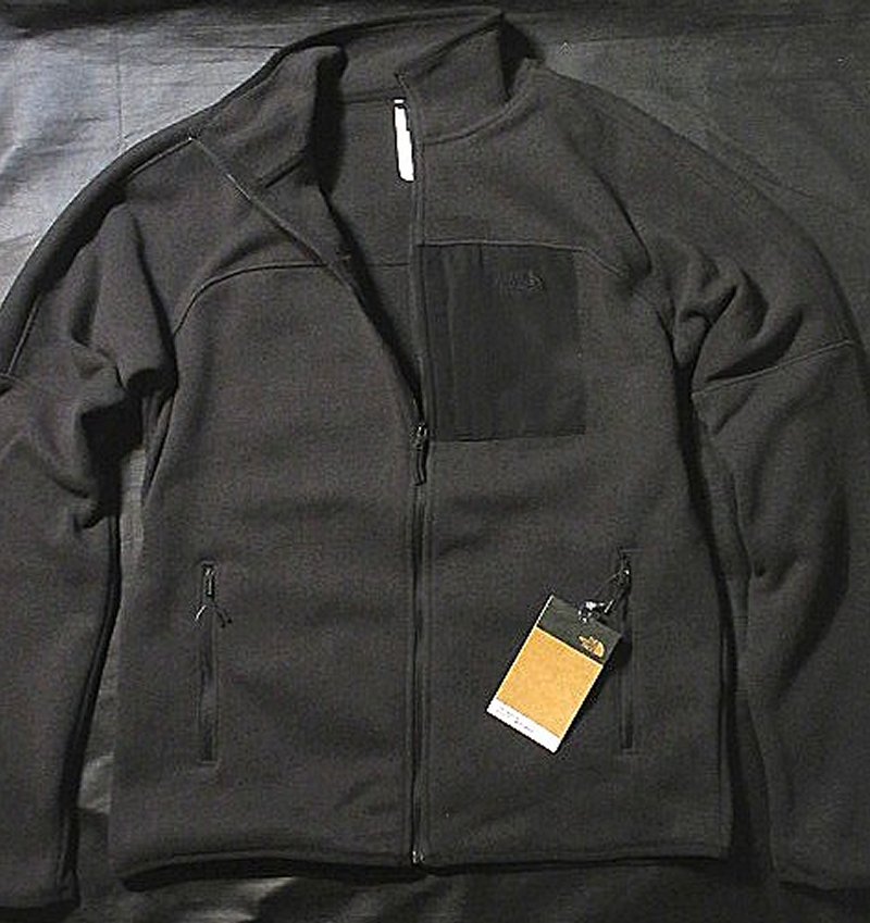 本物正規◆ノースフェイス◆ニット フリース ジャケット NEW FRONT RANGE JKT■黒 /BLACK HTHR■新品/アメリカ限定■8U6 SWEATER The North Face メンズ