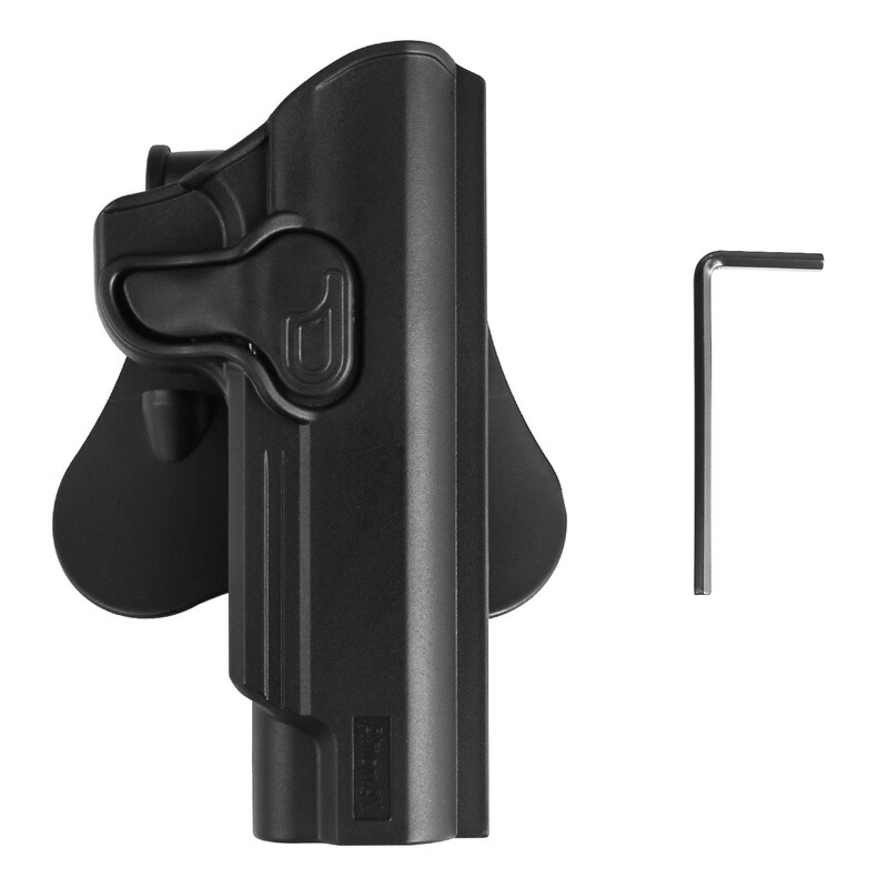 Amomax Colt エアソフトホルスター 右用・パドル Black (1911シリーズ)(am-1911g2)