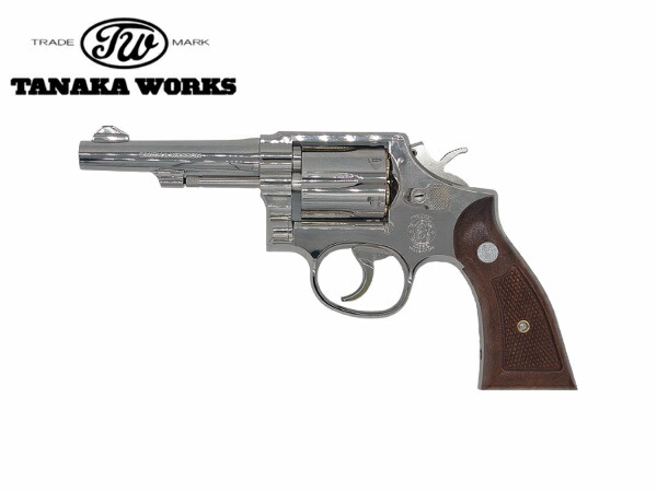 タナカワークス モデルガン本体  S&W M10 Military & Police 4インチ 38 Special ニッケルフィニッシュ Ver3 Smith & Wesson M10 Military & Police 4inch.38 Special Nickel Finish Version 3