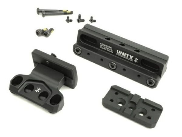Z&Z : UNタイプ COG スコープマウント ＆ 専用オフセットマウントベースセット ブラック (zz-dh-0563-bk)