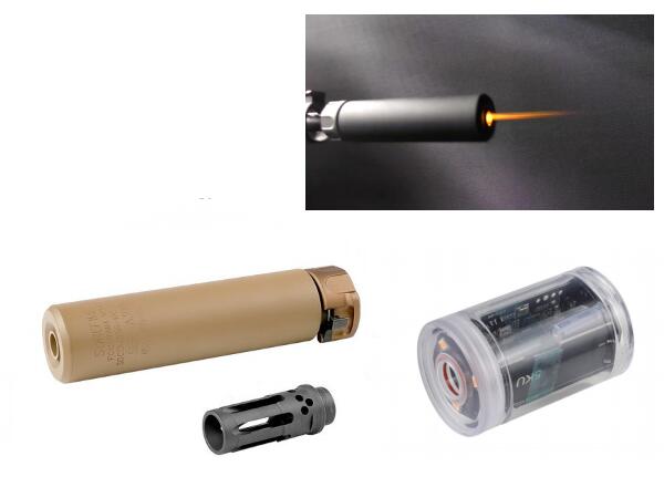 楽天市場】Airsoft Artisan SFタイプ FH556SAサイレンサー/212A