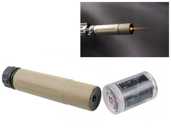 楽天市場】5KU DEAD AIR Pyro タイプ エンハンスド マズルブレーキ DE