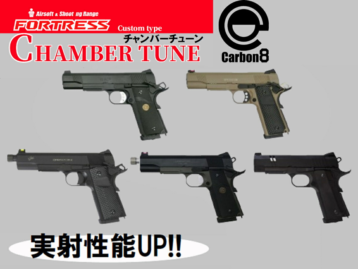 【カスタム完成品】Carbon8（カーボネイト） M45シリーズ Co2ブローバック  チャンバーチューン完成品 ハンドガン 【即納モデル】 M45 CQP DOC NITESHIFT MCO HELLCAT