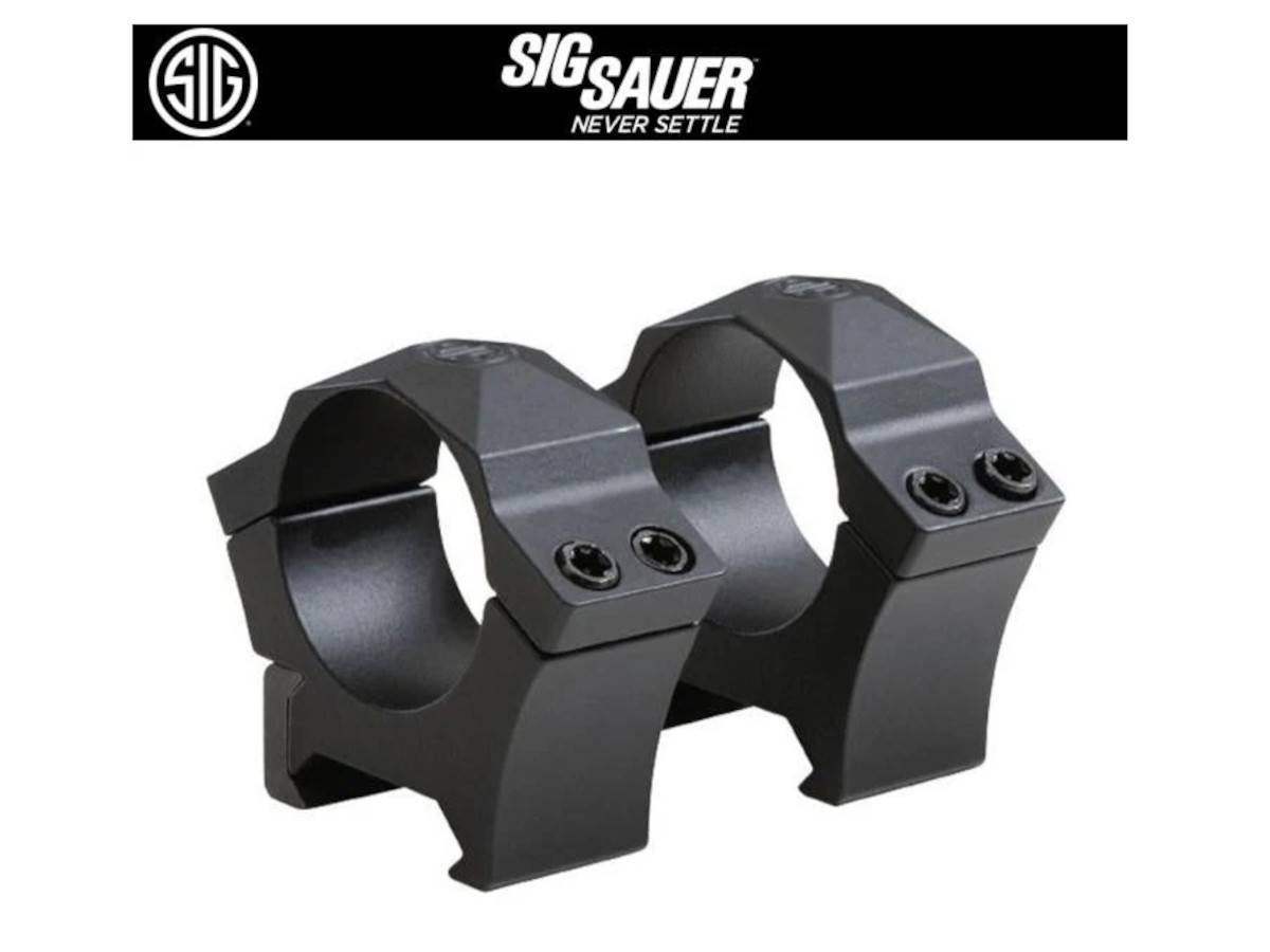 楽天市場】SIG SAUER ALPHA1 ScopeRing STEEL BK Low 25mm SOA10006