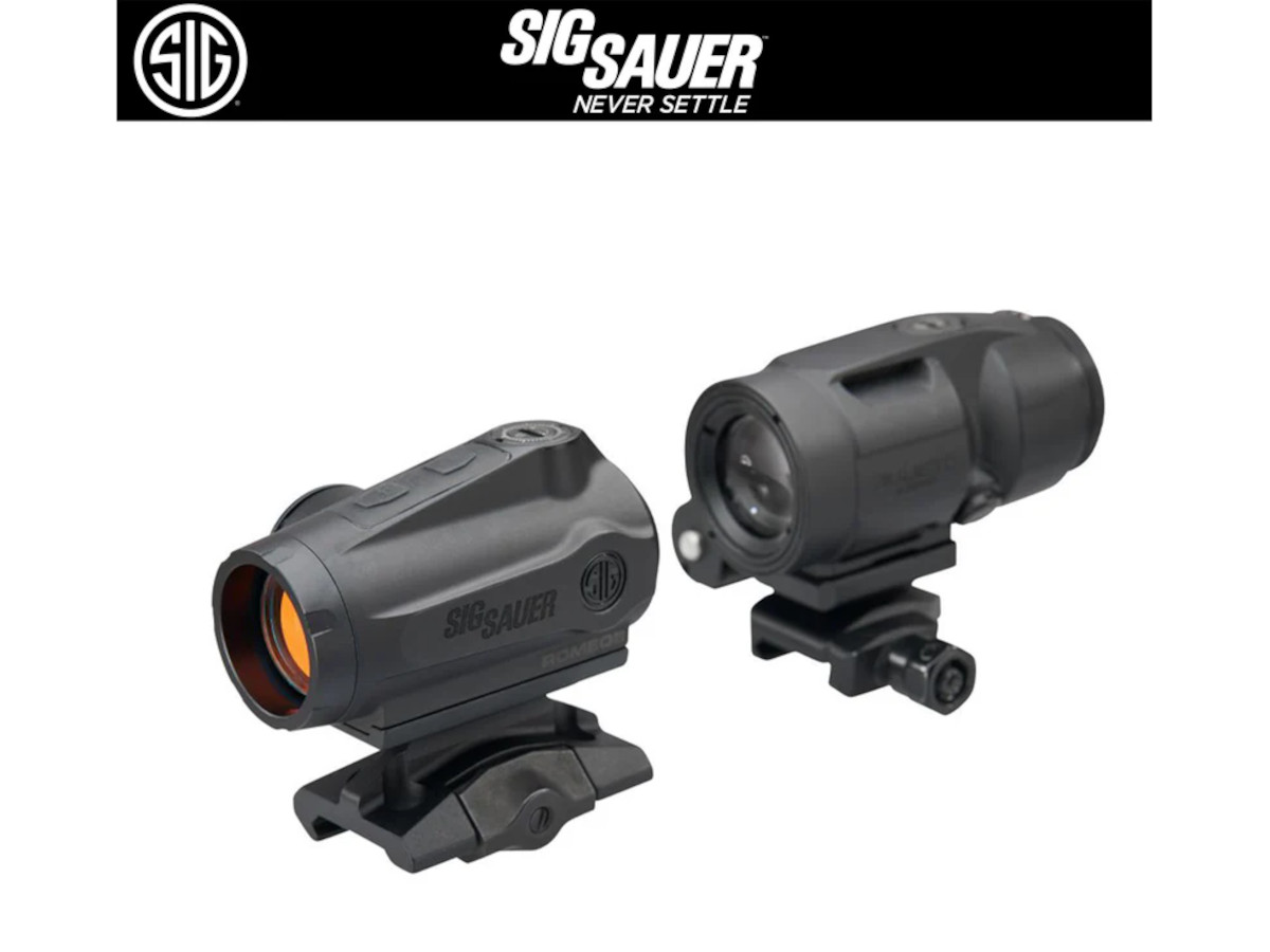 SIG SAUER（シグザウエル） 実物 ドットサイトセット SORJ5101 ROMEO5 GEN2 2MOA RED DOT JULIET3-MICRO 3X MAGNIFIER