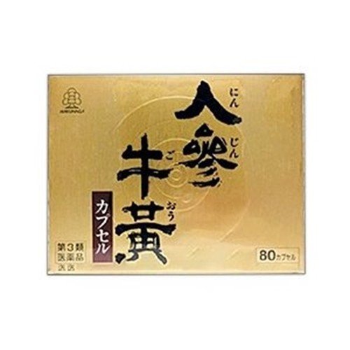 【第3類飲み薬】人蔘牛黄宇宙カプセル 80宇宙カプセル  [【2個書き割り(貨物輸送込)】※同梱は不可]