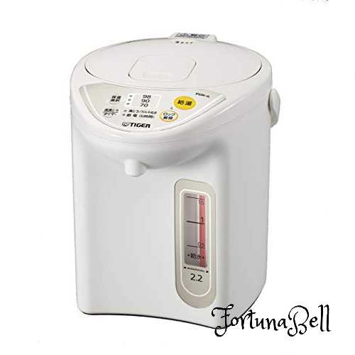 サイズ:2.2L タイガー魔法瓶(TIGER) マイコン電気ポット 保温機能 節電タイマー 2.2L アーバンホワイト PDR-G220-WU|Fortuna Bell