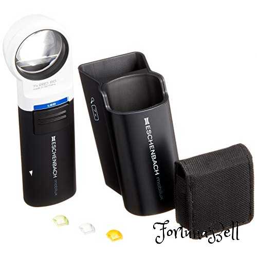 エッシェンバッハ mobiluxLED*mobase LEDワイドライトルーペ&専用スタンド 35mmΦ(7倍) 1511-7M