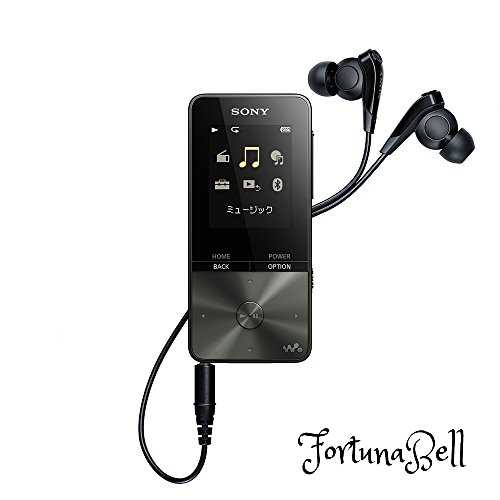 色：ブラック サイズ：16GB ソニー(SONY) ウォークマン Sシリーズ 16GB NW-S315 : MP3プレーヤー Bluetooth対応 最大52時間連続再生 イヤホン付属 2017年モデル ブラック NW-S315 B