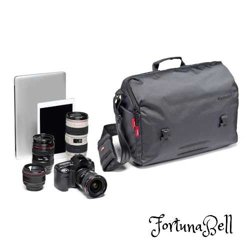 サイズ：15L マンフロット(Manfrotto) Manhattan スピーディー30 メッセンジャーバッグ ブラック 15L レインカバー付き MB MN-M-SD-30｜Fortuna Bell
