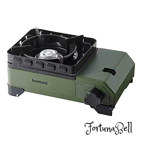 色：オリーブ イワタニ テープコンロ 手ごわいまるJr. 日本製 ダッチオーブン 当て嵌める可 オリーブ 家電-カセットコンロ-ガスコンロ