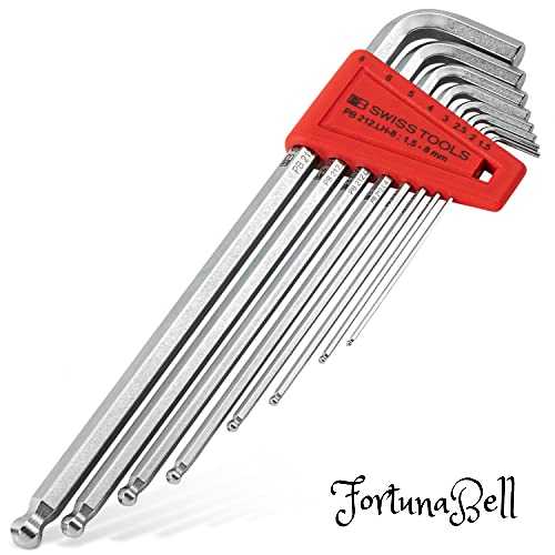 PBスイスツールズ ボール付ロング六角棒レンチセット 212LH8CN