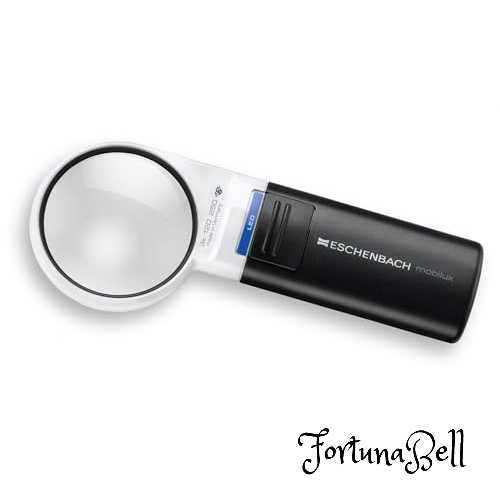 サイズ：60mmφ ESCHENBACH(エッシェンバッハ) LEDワイドライトルーペ 3倍 60mmφ 1511-2｜Fortuna Bell