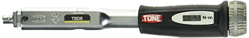 トネ(TONE) プレセット形トルクレンチ(ダイレクトセット・差替式) T8D6 φ8mm ブラック 6N・m